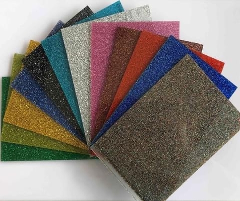kopen 3mm 4mm 5mm Glinster Acryl plaat Wand Decoratie Gietvorming online manufacture
