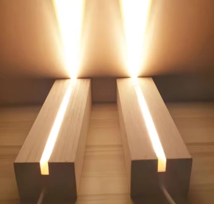 kopen Rechthoek 20*20cm Memo Board Solid Wood Light Up Acryl Stand Voor zelfstandig online manufacture