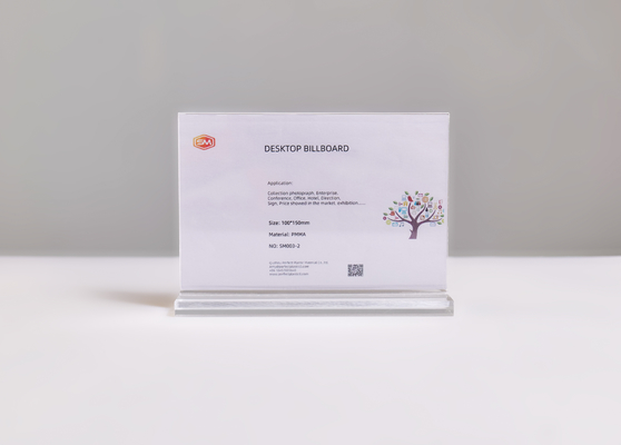kopen Boutique T-vorm Acryl bordhouder Desktop Menu Stand 8.5x11 Winkel Display Stand online manufacture
