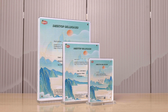 kopen A4 horizontale bureaublad T-vorm magnetische acryl bordhouder online manufacture