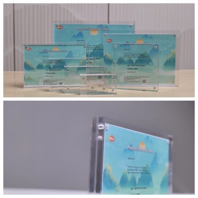 kopen Duidelijk doorzichtig beeld Magnetisch Acryl Foto Frame Poster Display Stand online manufacture