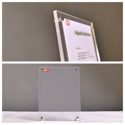 kopen Zelfstandig 4x6 Acrylisch fotoraam Stand voor desktop decoratie online vervaardiging