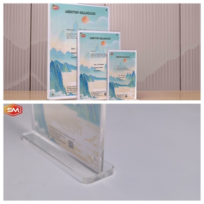 kopen Ronde 2,5 mm T-vormige acrylbordhouder met magnetisch scherm online manufacture