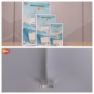 kopen T-vorm Acryl bordhouder 8.5*11 Display Stand Dubbelzijde online manufacture