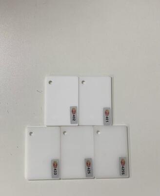 kopen Witte ondoorzichtige gegoten acrylplaat van 20 mm dik robuust paneel voor op maat gemaakte borden online manufacture