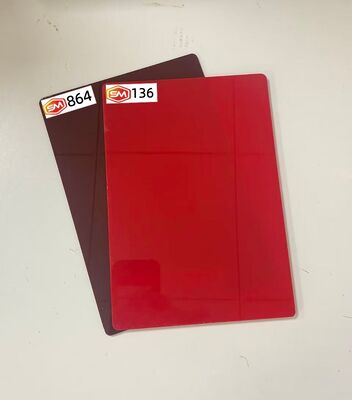 kopen Rich Russet Cast Acrylic Sheet 18mm Thick Panel for Store Display Construction online manufacture