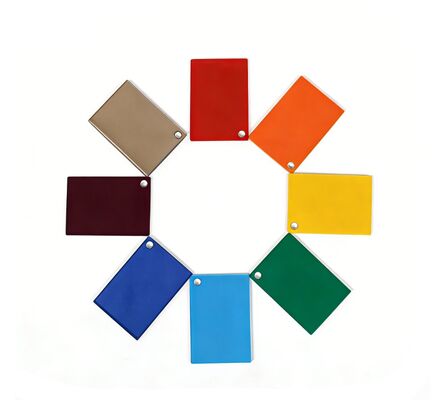 kopen Gekleurde acrylplaat 18 mm UV-bestendig gekleurd acrylpaneel voor busstationopvang online manufacture