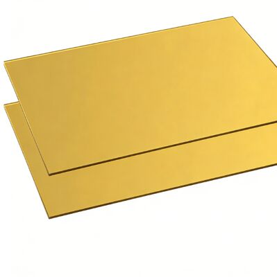 kopen Goud Spiegel Acrylpaneel 4x8ft Plastic Plaat voor decoratie online manufacture