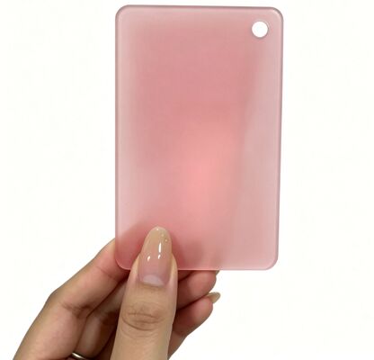 kopen Doorzichtig roze 3 mm gegroeide acrylplaat online manufacture