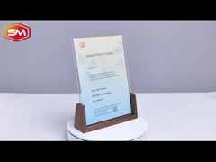 Acryl fotoraam met houten basis