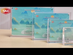 Sterk enkelzijdig schom acrylmagnetisch fotoraam