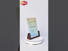 Acryl fotoraam met houten basis