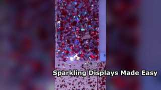 Glitter acrylplaten voor prachtige displays