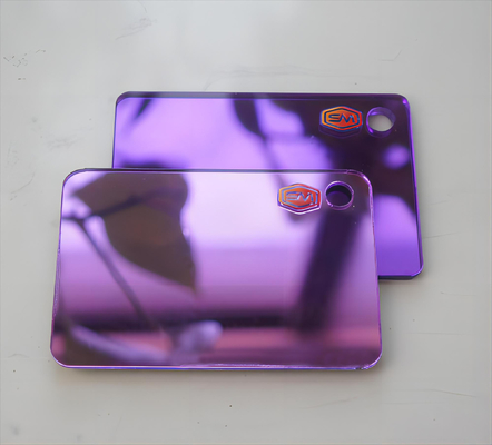 Gratis monster 1,8 mm dubbelzijdige spiegel Acrylplaat Glitterpaneel Plastic spiegelplaat