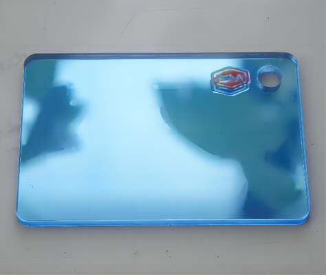 Extrudeerde kleurrijke zilveren lijm spiegel acrylplaat met hoge reflectie voor huisversiering