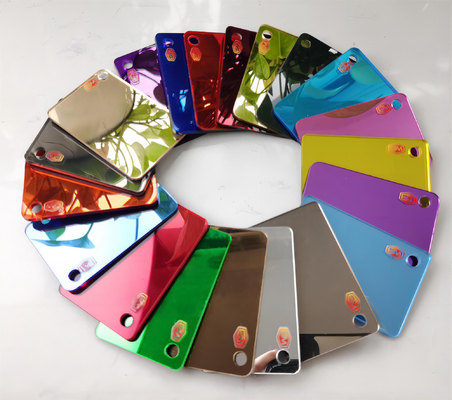 0.6mm-6mm Aanpasbare spiegel Acrylplaat One Way Decoratief Grote grootte