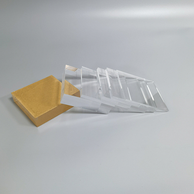 Doorzichtige acrylplaat voor borden 6 mm gegoten plastic plaat transparant op maat gesneden