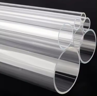 Op maat gemaakte transparante acrylstaven en buizen rechthoekig rond plexiglas PMMA