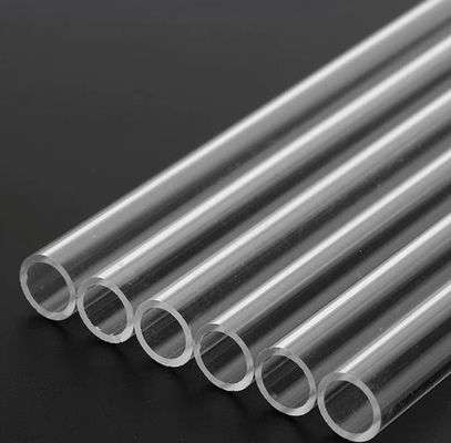 Gepersonaliseerde grootte Kleurrijke heldere acrylpijp van 5 mm tot 200 mm Solid Clear Acrylic Rod