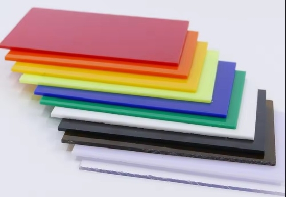 Transparante, heldere, massieve polystyreenplaten