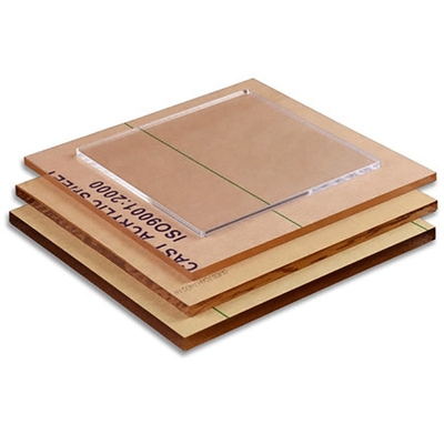 Glashelder gegoten acrylplaat van 1,8 mm-40 mm dikte aangepast gegoten acryl