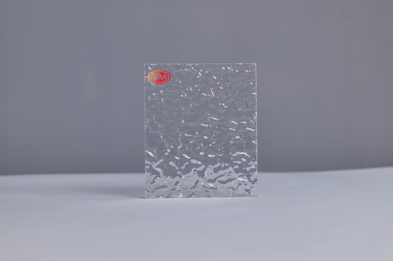 Hoge doorlaatbaarheid 2-12 mm geribbelde gestreepte acrylplaat met textuur