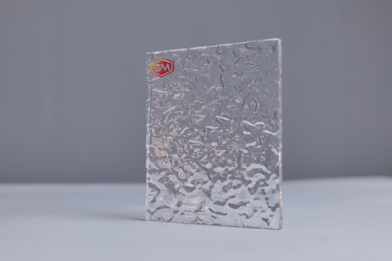 Op maat gemaakte maat Duidelijk 2-12 mm Geweven Acrylplaat Dubbele IJssteen Parel