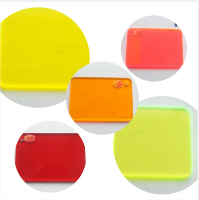 Plexiglaskleur lichtgevende pastel acrylplaat 5 mm dik / 5 mm gegoten acrylplaat