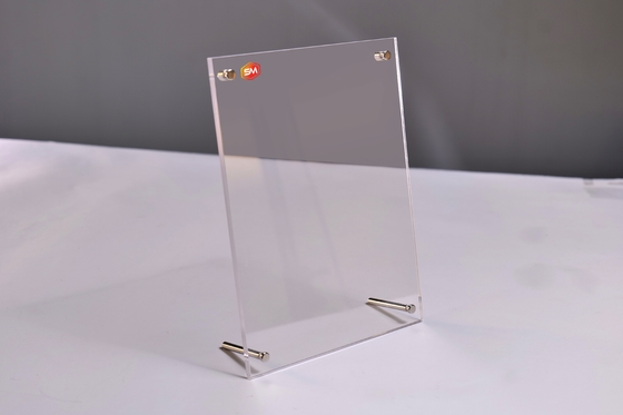 Duidelijk Acryl Certificaat Frame Holder Duidelijk Foto Foto Display Schrijftafel Met Stand