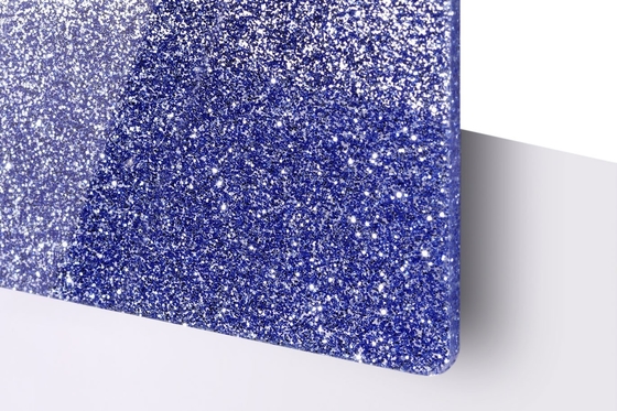 Kleurrijke glanzende transparante plastic 8x4ft PMMA Glitter Acrylplaat voor DIY decoratie
