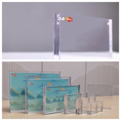 Op maat gemaakt, meerdere grootte, dubbelzijdig, helder acryl-magnetisch fotoraam