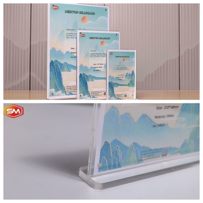 Magnetische T-vorm acryl bordhouder perfect voor het presenteren van specials en promoties
