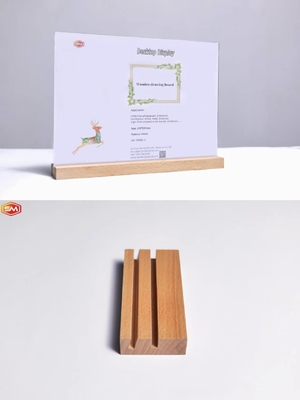 4x6 inch acryl bordhouder met twee groeven decoratieve fotoramen vierkant foto frames