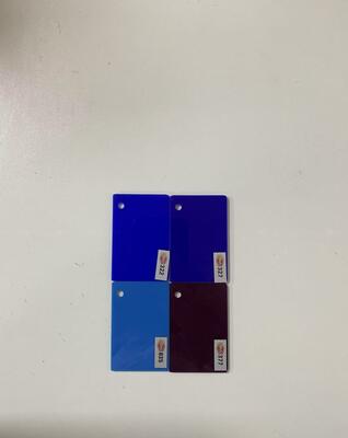 SM Premium Cast Acrylic Sheet in Vibrant Blue-Violet with Strong Impact Resistance for Custom Furniture 