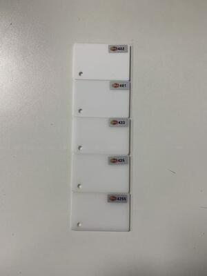 SM Ondoorzichtig Wit Acrylplaat voor Keukenkastdeuren & Badkamermeubelpanelen