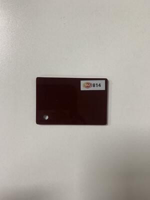 Rijkbruine gegoten acrylplaat van 18 mm dik, slagvast paneel voor meubeloppervlakontwerp