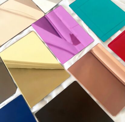 2 mm‐6 mm spiegelacrylplaat Flexibel zelfklevend materiaal voor wanddecoratie