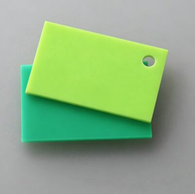 UV-beschermd groen acrylplaat 25 mm voor buitencanopy