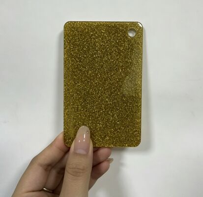 Geel glitter glanzend 3 mm acrylplaat paneelbord