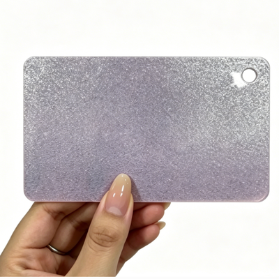 Lichte Paarse Glitter 1220x2440mm Acrylplaat Panel Board