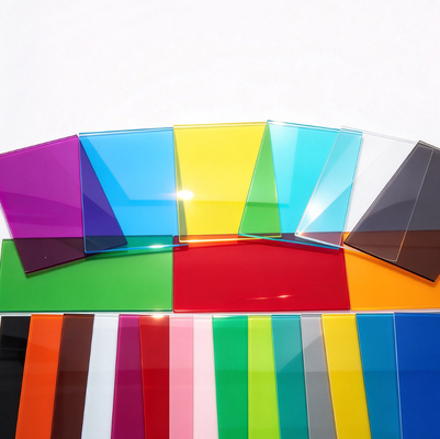 Gekleurd Helder Acryl Plaat en Getint Transparant Acryl Paneel voor Speelgoedfabricage met Aanpasbare Kleur en Gietvorm