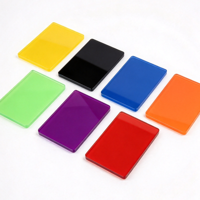 Weather Resistant Impact Resistant Fade Resistant Colored Acrylic Sheet and Colored Acrylic Panel for Bus Stop Shelter and Billboard